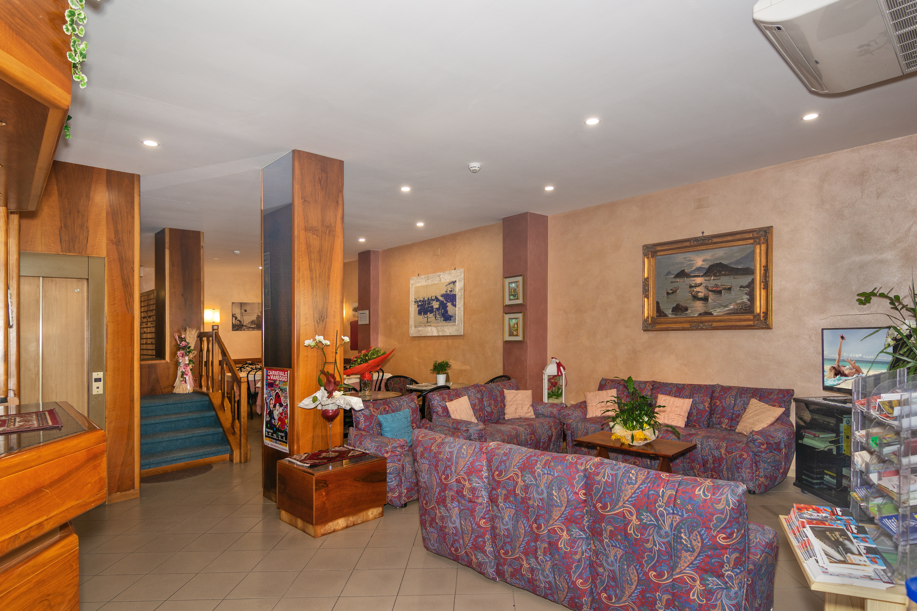 Reception dell'Hotel La Vela